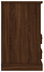 Mesas de cabeceira 2 pcs 43x36x60 cm cor carvalho castanho