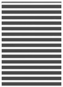 vidaXL Cortina de zebra 165x200 cm largura do tecido 160,9cm poliéster
