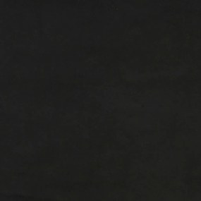 Cama boxspring com colchão 120x200 cm veludo preto