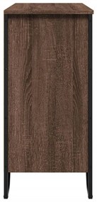 Aparador 91x35,5x74,5 cm derivados de madeira carvalho castanho