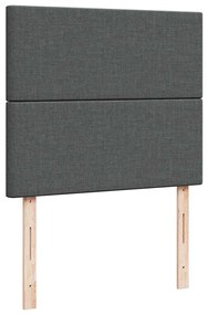 Estrutura cama otomana colchão 120x200cm tecido cinzento escuro