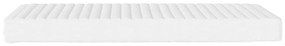 Colchão de espuma 140x220 cm dureza H2 H3 branco
