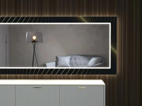 Espelho LED com decoração D6