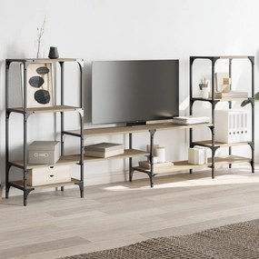 Armário TV 206,5x28,5x95cm derivados de madeira carvalho sonoma