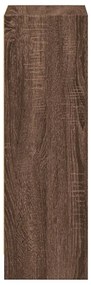 Estante 40x24x76 cm derivados de madeira carvalho castanho