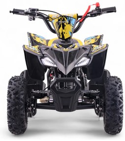 MINI MOTO 4 GASOLINA PARA CRIANÇAS 49cc Roan Ratte R6 4.5cv AMARELA