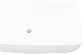Cuvete Cerâmica de luxo Retangular Branca 71 x 39 cm
