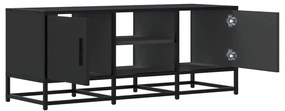 Móvel para TV 100x35x41 cm derivados de madeira/metal preto