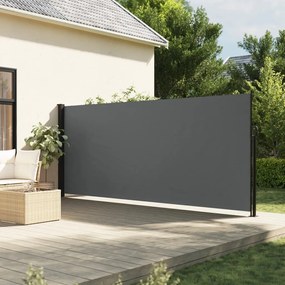 vidaXL Toldo lateral retrátil 180x500 cm antracite