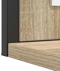 Conjunto de Móveis de Casa de Banho vidaXL 3 Peças Carvalho Sonoma Mad