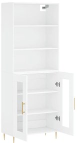 Armário alto 69,5x34x180 cm derivados de madeira branco