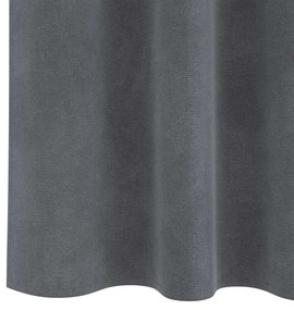 Cortinas Blackout vidaXL com fita superior 2 pcs Veludo Cinza Claro