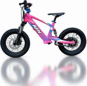 Bicicleta elétrica infantil 350W 16" Roan RXF Evo-S Rosa