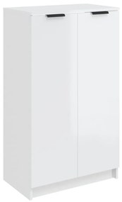 Sapateira 59x35x100 cm derivados de madeira branco brilhante