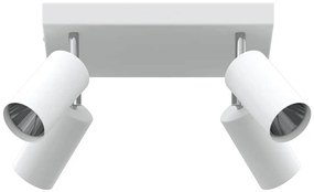 Spotlight de Teto 4 Vias Ajustável Branco GU10