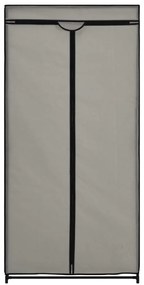 Roupeiros 2 pcs 75x50x160 cm cinzento