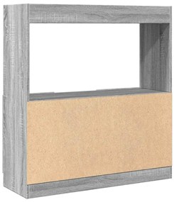 Armário alto 92x33x100 cm derivados de madeira cinzento sonoma