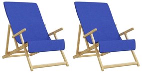 Toalhas de praia 2 pcs 60x135 cm tecido 400 GSM azul real