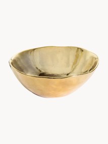 Taça em porcelana artesanal Gold Irregular Edge