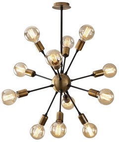 Candeeiro de Teto Harput – Preto – Diâmetro 62 cm