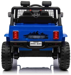 Jipe elétrico para Crianças 12V OFF ROAD 4x4 SPORT Rodas de EVA, Assento de couro Azul