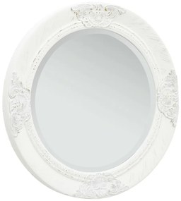 Espelho de parede estilo barroco 50 cm branco