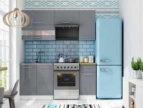 Conjunto de cozinha modular Tiffa Grey 100