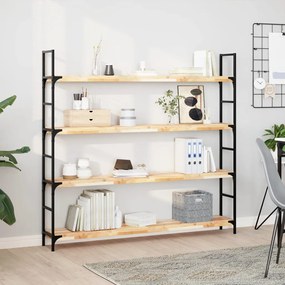 vidaXL Prateleira flutuante 140x20x4 cm acácia maciça não tratada