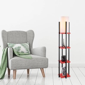 Candeeiro de Pé 7117 – Preto – 25 x 25 x 130 cm