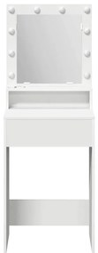 Mesa de Maquiagem vidaXL com Luzes LED Brancas 50x41x135 cm