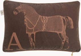 Almofada em veludo Classic Horse