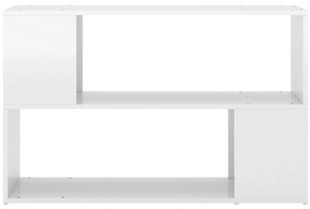 Estante 100x24x63 cm derivados de madeira branco brilhante