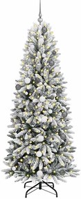 Árvore de Natal Artificial Branco 210 cm PVC