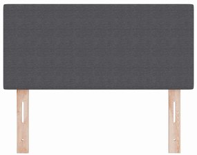 Cabeceira vidaXL Design Simples Cinza Escuro 80 cm Tecido Cordenoy