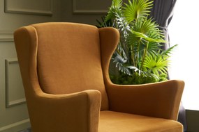 Cadeirão Lola – Dourado – 77x98x80 cm