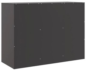 Aparador 99x39x73 cm aço preto