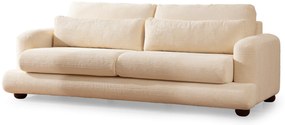 Sofá de 3 Lugares River – Bege – 230 cm x 105 cm x 90 cm