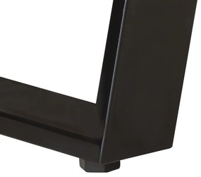 Secretária 107x45x79 cm acácia maciça com arestas vivas