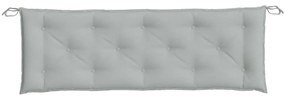 Almofadões banco jardim 2pcs 120x50x7cm mesclado tecido