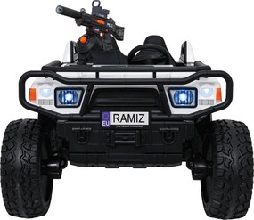 Buggy elétrico para Crianças 3 a 9 anos 24V, 2 lugares Rodas de espuma EVA, PROSPECTOR 4x4 STRONG Branco