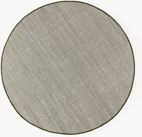 Tapete redondo de lã artesanal Amaro