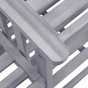 Cadeiras de jardim c/ mesa de centro e almofadões acácia maciça