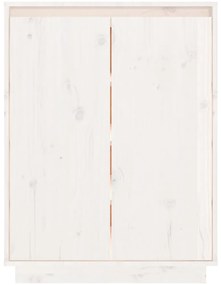 Sapateira 60x35x80 cm madeira de pinho maciça branco