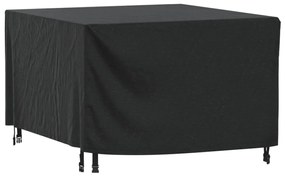 vidaXL Capa p/ mobiliário jardim 113x113x73 cm impermeável 420D preto