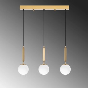 Candeeiro Chandelier King – Dourado Brilhante – 62 x 15 x 134 cm