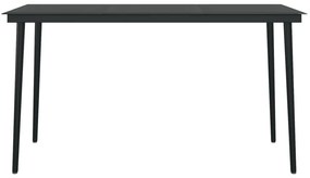 5 pcs conjunto de jantar para jardim com almofadões cinzento