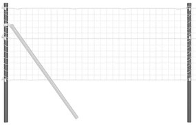 Postes de Cerca 12 pcs Cinzeto 100 cm