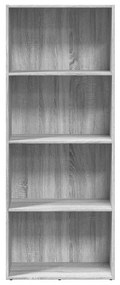Estante 60x30x152 cm derivados de madeira cinzento sonoma