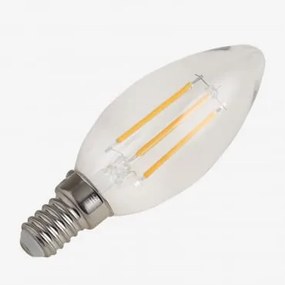 Lâmpada de Filamento LED E14 C35 6W Branco Cálido 2800K - Sklum