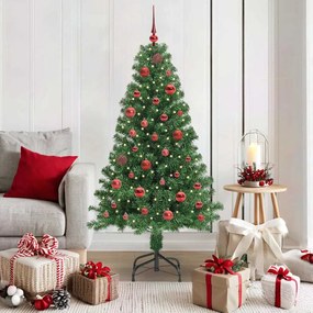 vidaXL Árvore de Natal Artificial Verde 150 cm PVC, Aço e Plástico